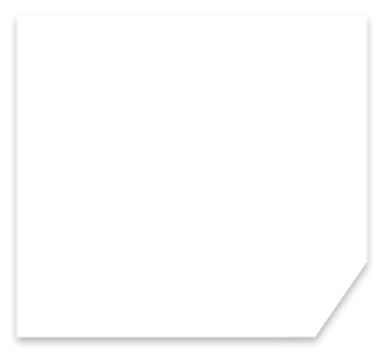 banner with cut corner